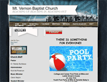 Tablet Screenshot of mvbcwm.com